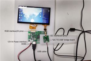 7 polegadas Touch Screen Raspberry Pi